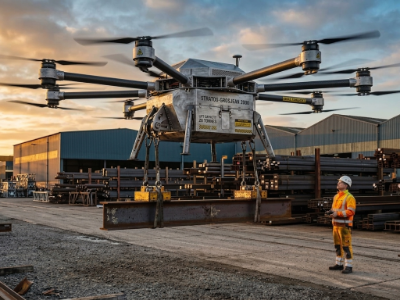 Logistique 4.0 :  Premier essai (presque) concluant pour notre livraison par drone « Stratos-Grosjean 2000 »